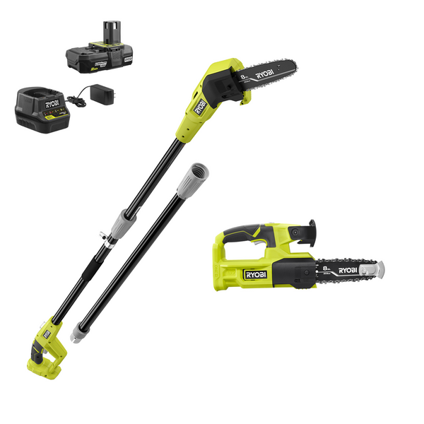 Product photo: 18V ONE+  8" POLE SAW & 8" PRUNING SAW COMBO KIT 