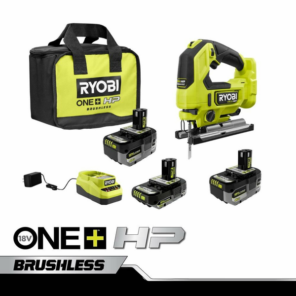 Product photo: 18V ONE+ LITHIUM HIGH PERFORMANCE STARTER KIT WITH FREE 18V ONE+ HP BRUSHLESS JIG SAW