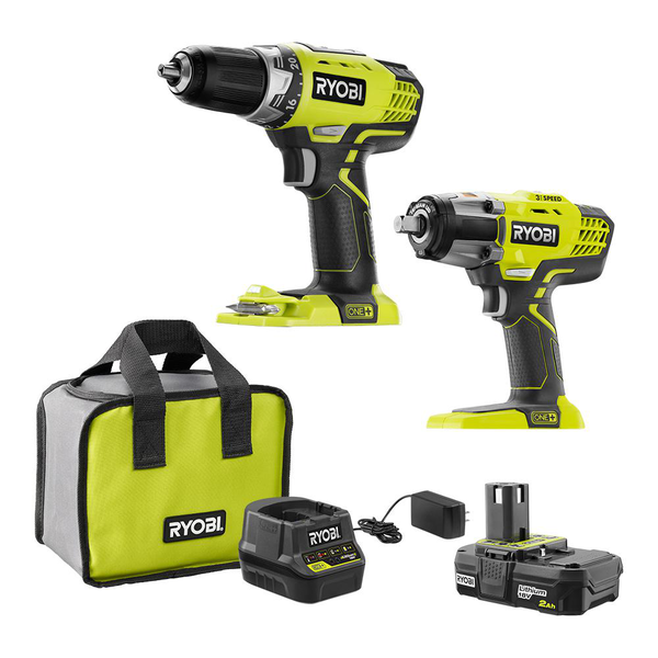 Product photo: P263 drill and impact wrench kit with battery and charger