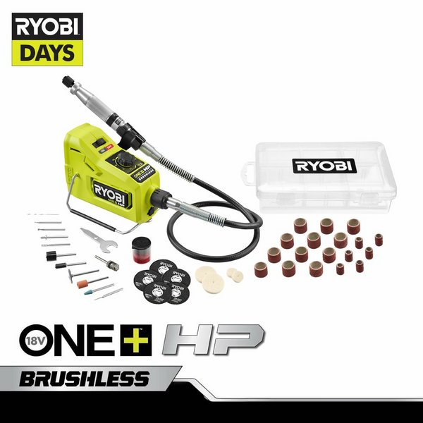 Product photo: 18V ONE+ HP Brushless Cordless Rotary Tool