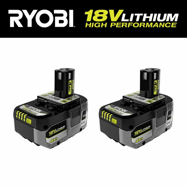 Product photo: 18V ONE+ 4AH LITHIUM HIGH PERFORMANCE BATTERY (2-PACK)