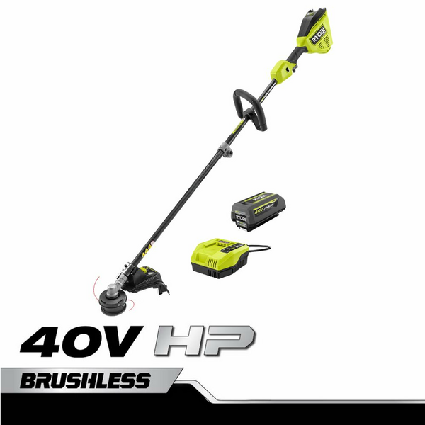 Product photo: 40V HP BRUSHLESS 16" CARBON FIBER SHAFT STRING TRIMMER