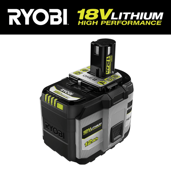 Product photo: 18V ONE+ 12Ah LITHIUM HIGH PERFORMANCE BATTERY