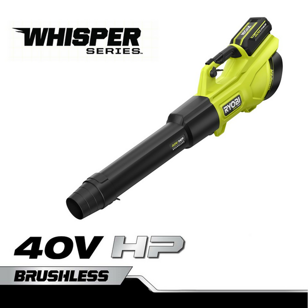 Product photo: 40V HP BRUSHLESS 600 CFM WHISPER SERIES BLOWER 