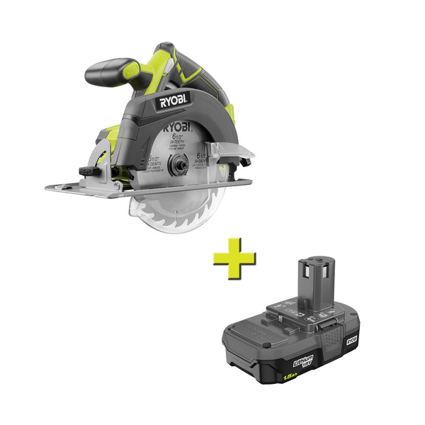 Product photo: 18V ONE+ 6-1/2" Circular Saw With Free 1.5 AH Battery