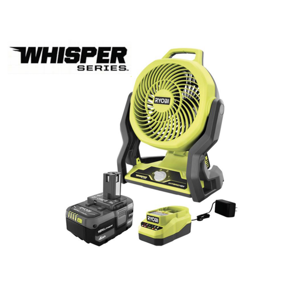 Product photo: 18V ONE+ Hybrid WHISPER SERIES 7-1/2" Fan Kit 