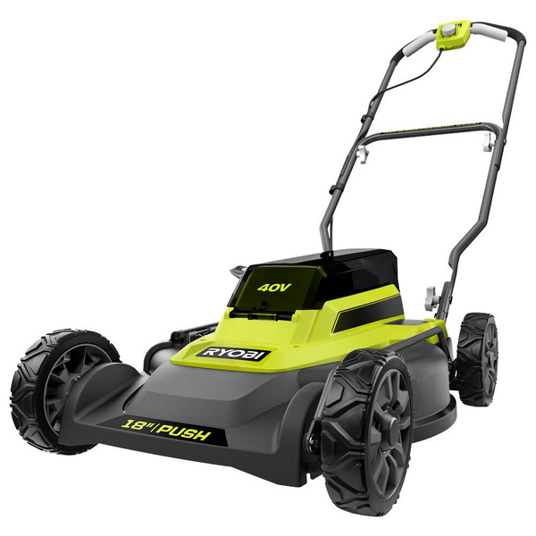 Product photo: 40V 18" 2-IN-1 PUSH MOWER