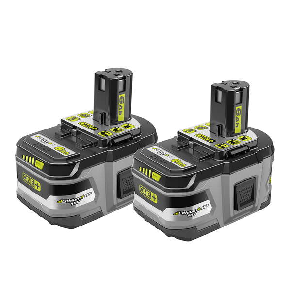 Product photo: 18V ONE+™ LITHIUM+™HP 6.0Ah High Capacity Battery 2-Pack