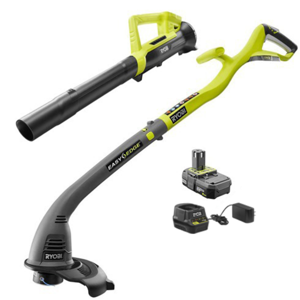 18 V Lithium-Ion Cordless Electric String Trimmer and Edger for sale online Tool Only Ryobi ONE 