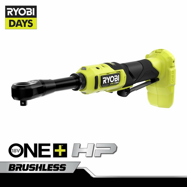 Product photo: 18V ONE+ HP Brushless 3/8" Extended Reach Ratchet