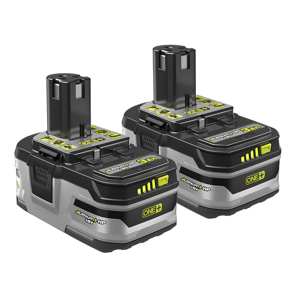 Foto del producto: Paquete de 2 baterías de alto rendimiento ONE+ de 3.0 Ah y 18 V