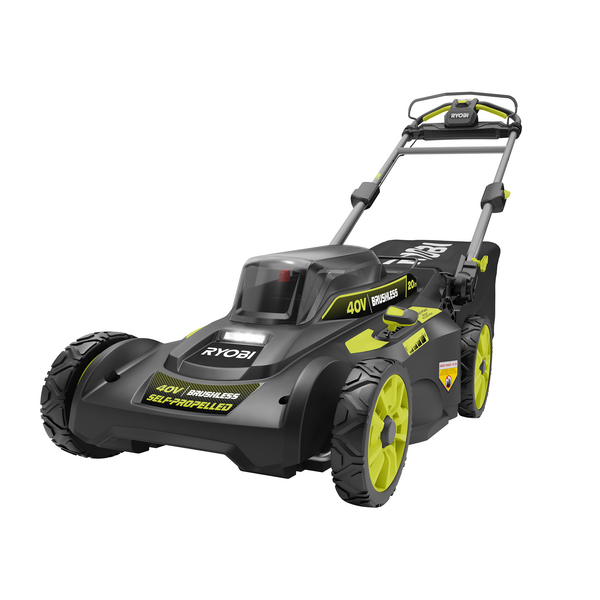 Product photo: 40V BRUSHLESS 20" SELF-PROPELLED LAWN MOWER 
