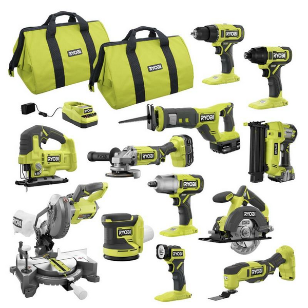 dis kasseapparat Depression 18V ONE+ 12-Tool Combo Kit - RYOBI Tools