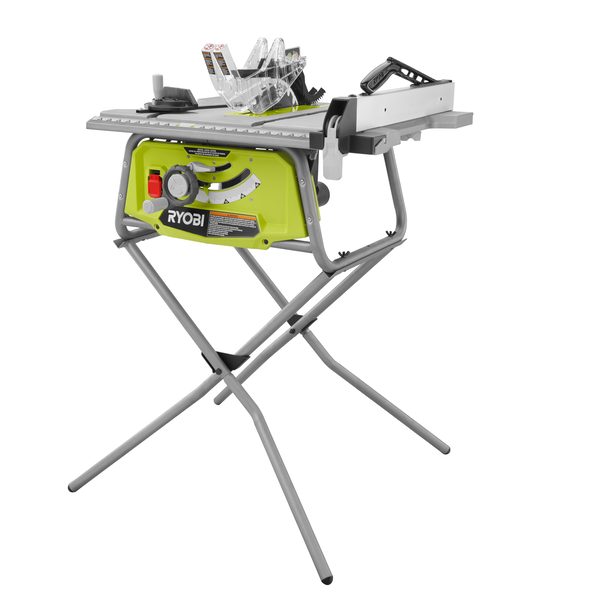 Product photo: 10" 15 Amp Table Saw with Folding Stand