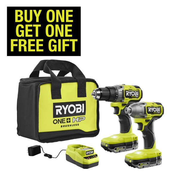 18V ONE HP BRUSHLESS 2 TOOL COMBO KIT RYOBI Tools