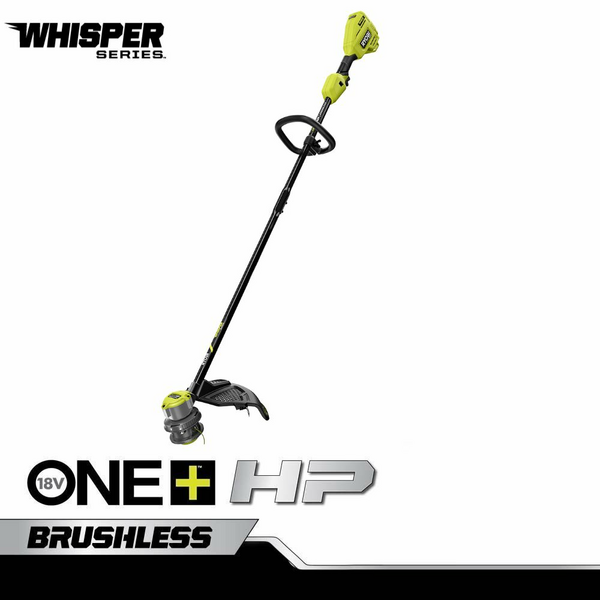 Product photo: 18V ONE+ HP BRUSHLESS WHISPER SERIES 15" STRING TRIMMER 