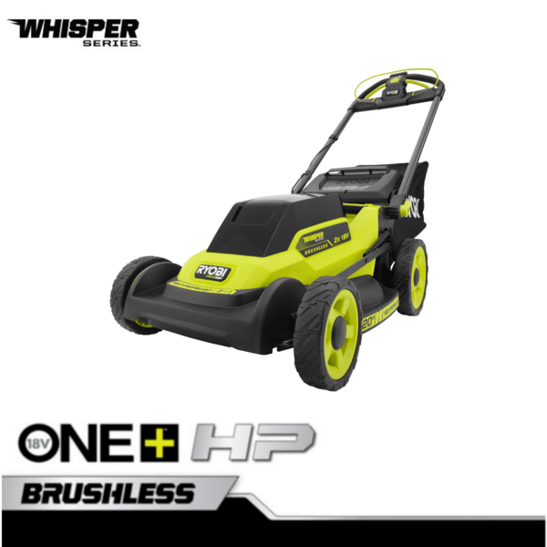 18V ONE+ HP BRUSHLESS WHISPER SERIES 20 LAWN - RYOBI Tools