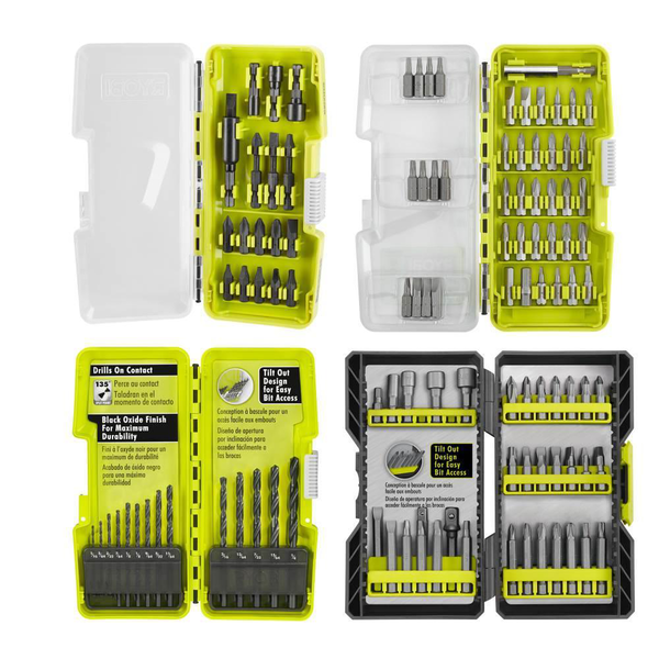 Product photo: Black Oxide Drill and Drive Multi-Pack Bit Set (130-Piece)