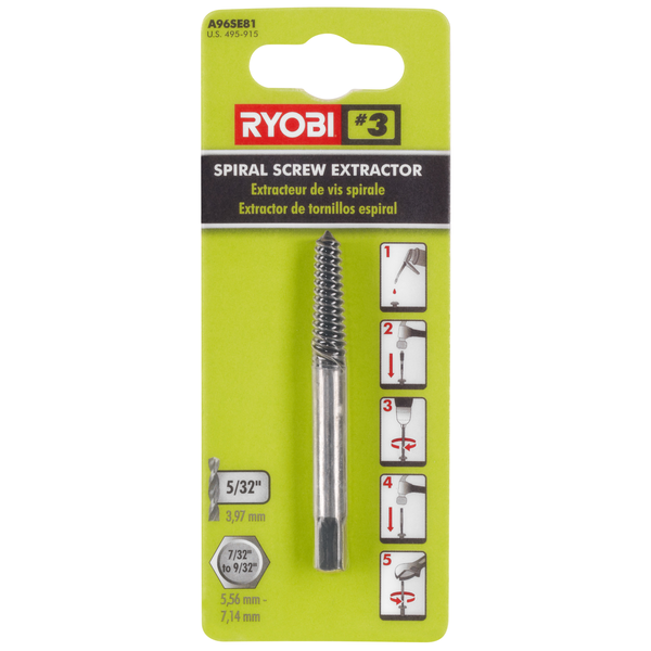 Product photo: NO. 3 SPIRAL SCREW EXTRACTOR