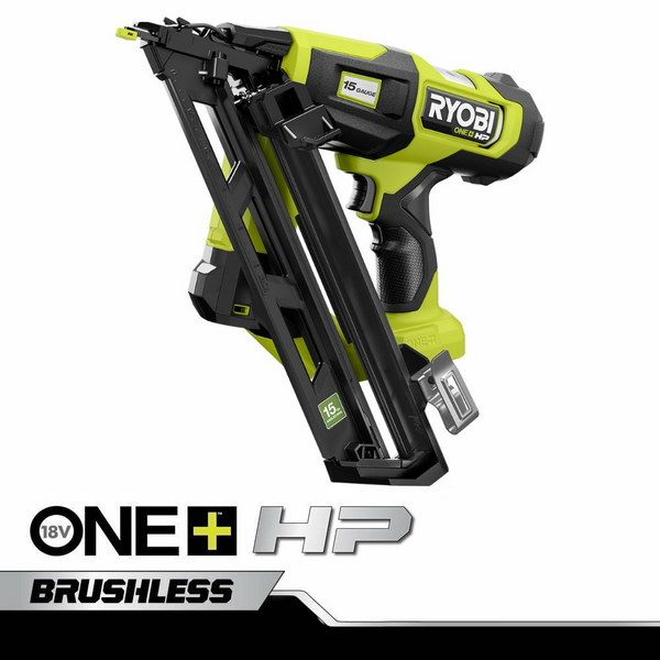 Product photo: 18V ONE+ HP BRUSHLESS 15GA ANGLED FINISH NAILER