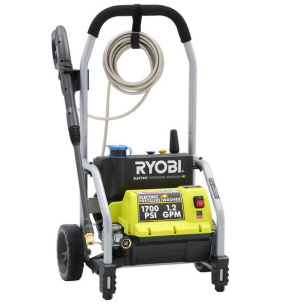 Ryobi pressure best sale washer broom