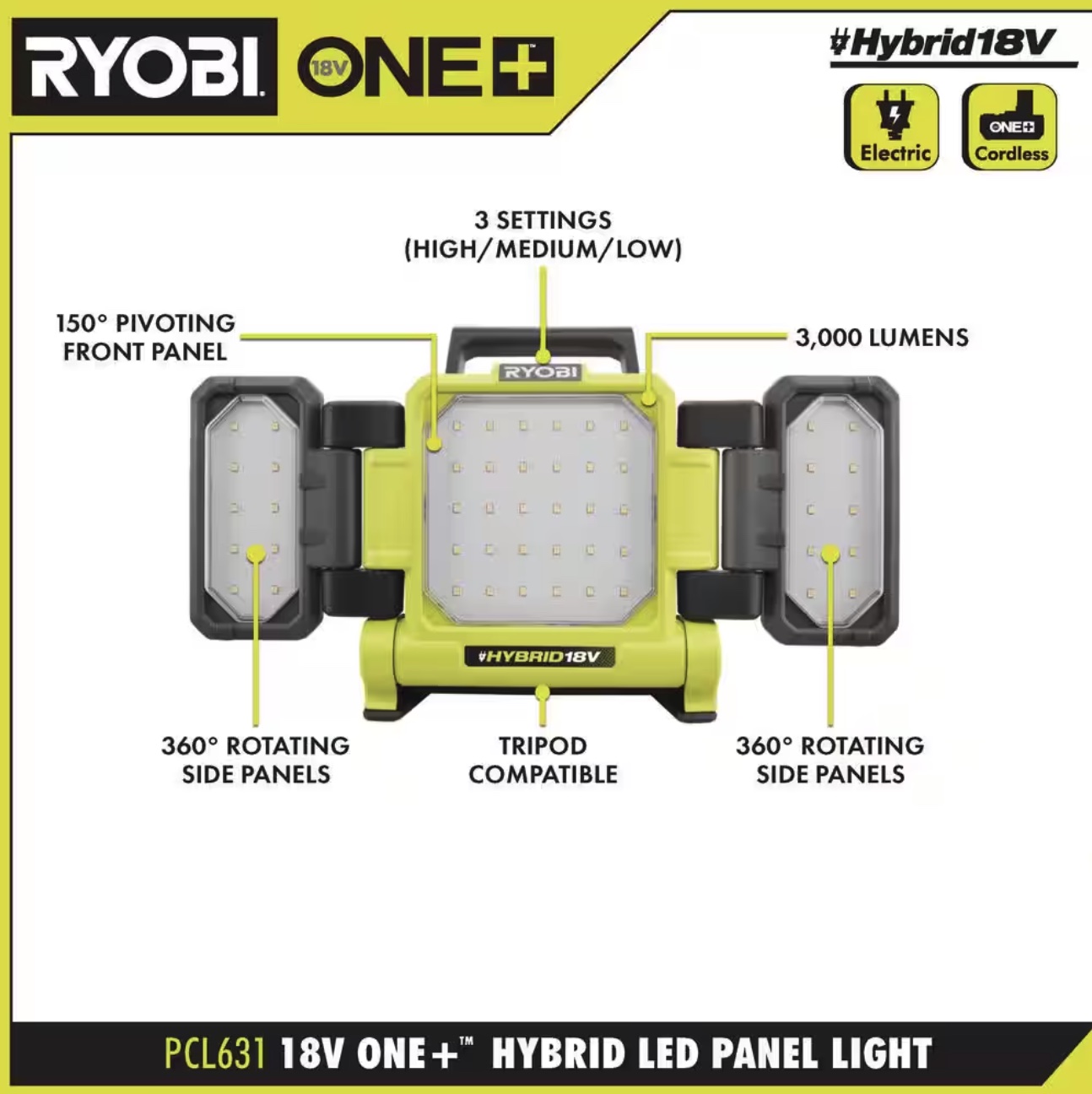 3 nouvelles lampes sans fil 18 V RYOBI compatibles ONE + - Zone Outillage