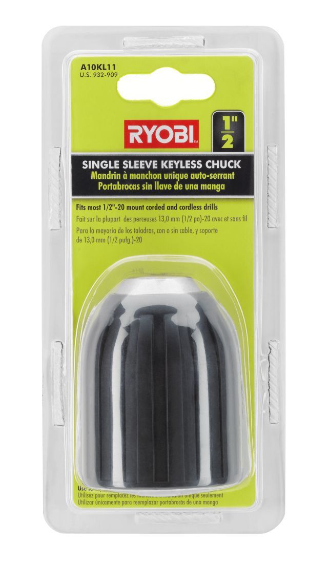 Key Less 1/2 Drill Chuck Press Replaces Ryobi 13103006M Fits DP103L