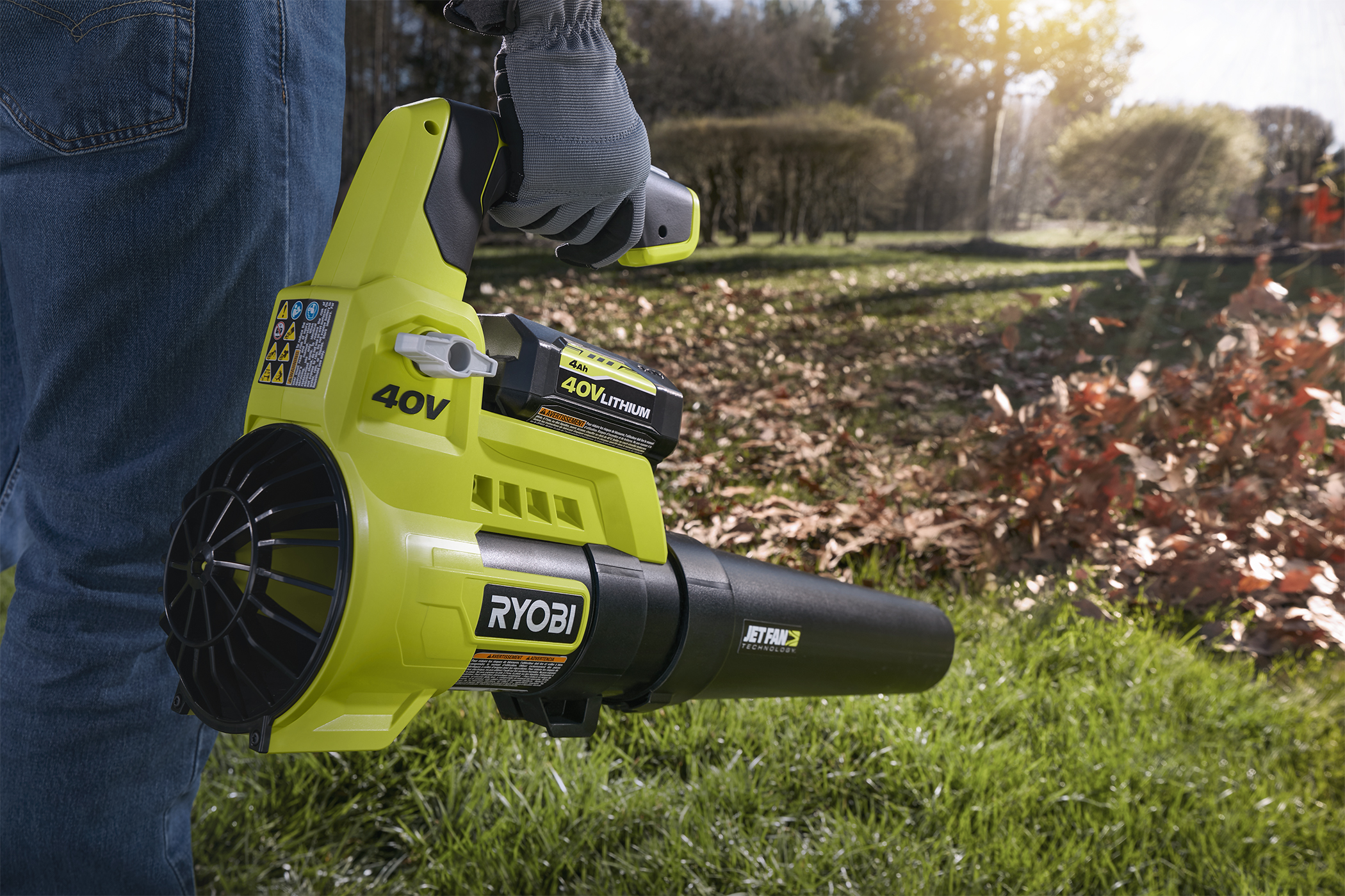 40V STRING TRIMMER & BLOWER Kit - RYOBI Tools