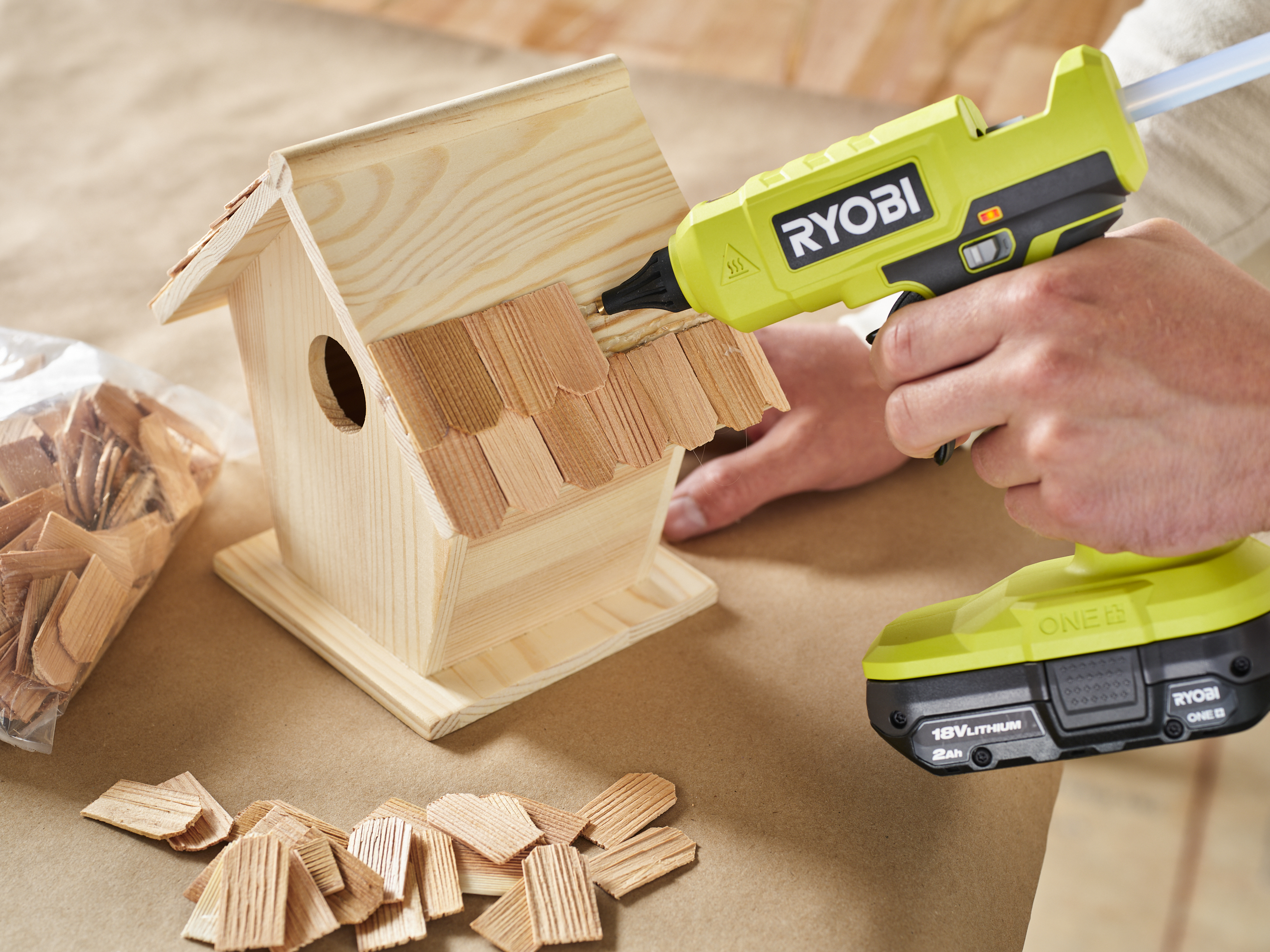 RYOBI's 18V cordless hot glue gun comes with a battery + more for $50 ($70  off)