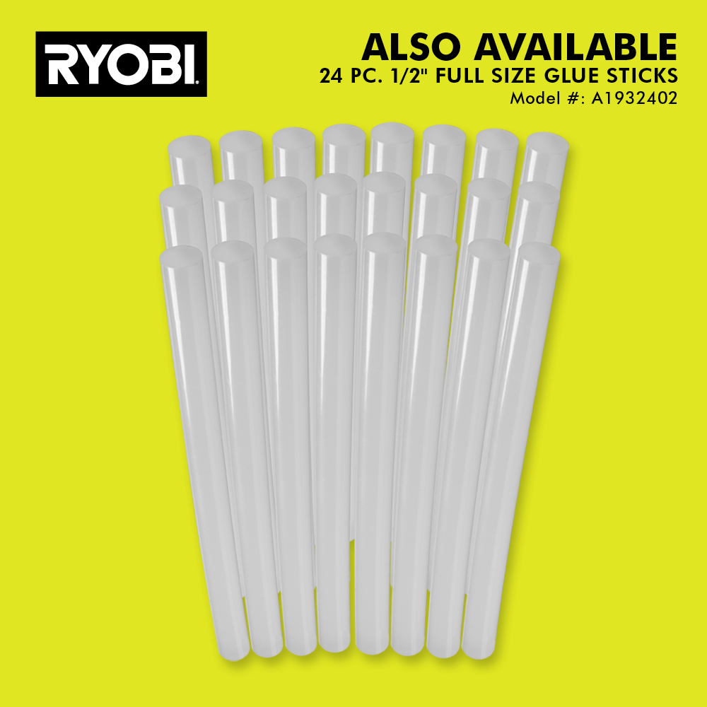 Ryobi 24pc Full Size Glow in The Dark Glue Sticks