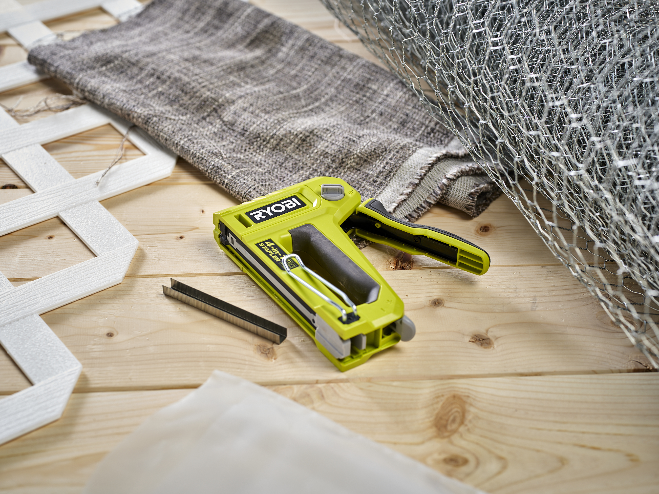 Ryobi nail online and staple gun