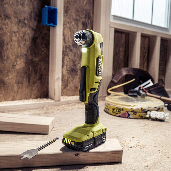 RYOBI ONE+ HP 18V Brushless Cordless Compact 3/8 in. Right Angle Drill  (Tool Only)