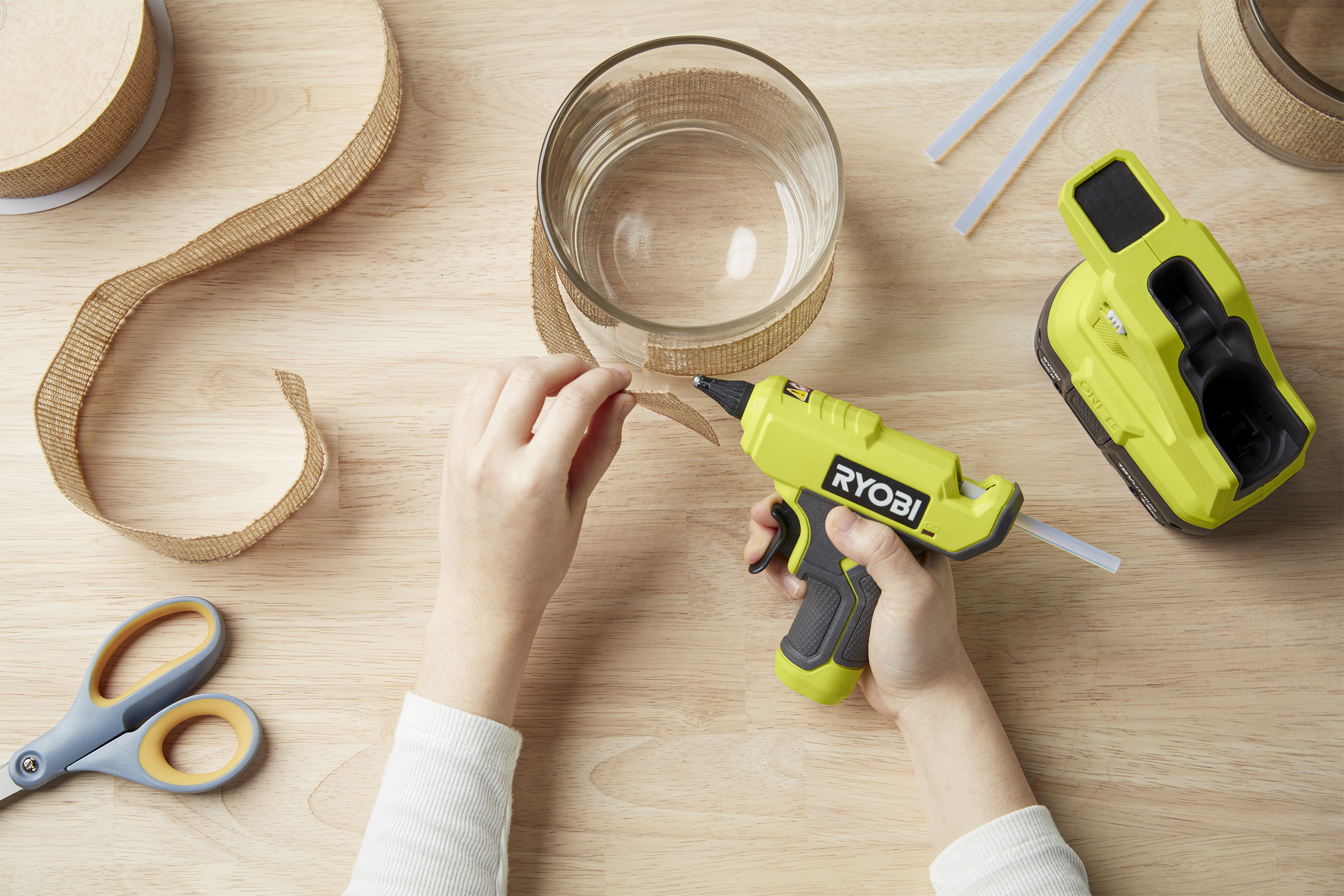 Ryobi 18-Volt Cordless Compact Glue Gun Combo Kit with Battery and Charger  - arts & crafts - by owner - sale 