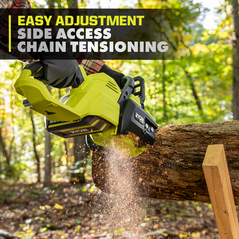 Ryobi 14 inch battery chainsaw deals chain