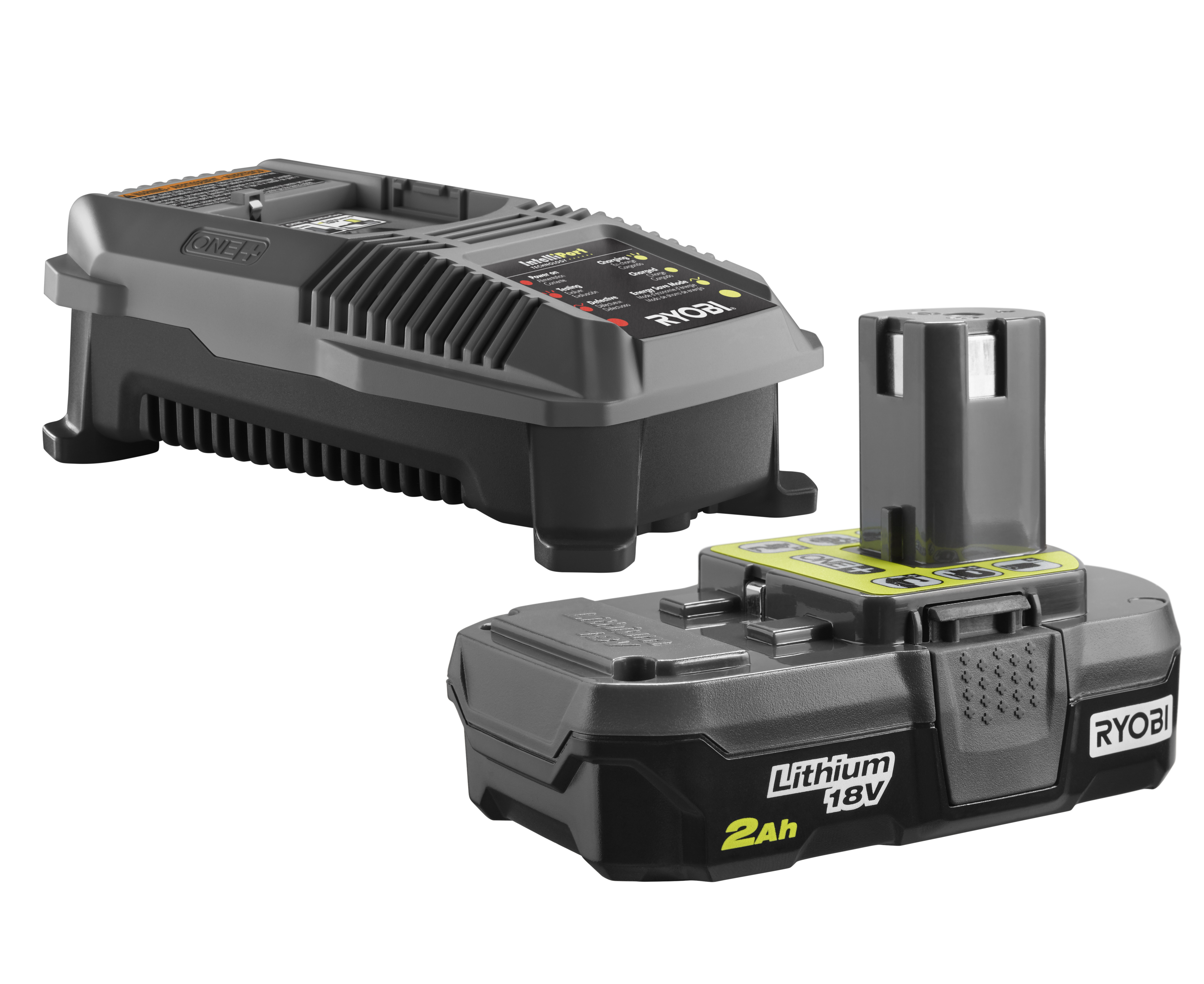 18V ONE+ 2.0Ah Compact Battery & Charger Kit - RYOBI Tools
