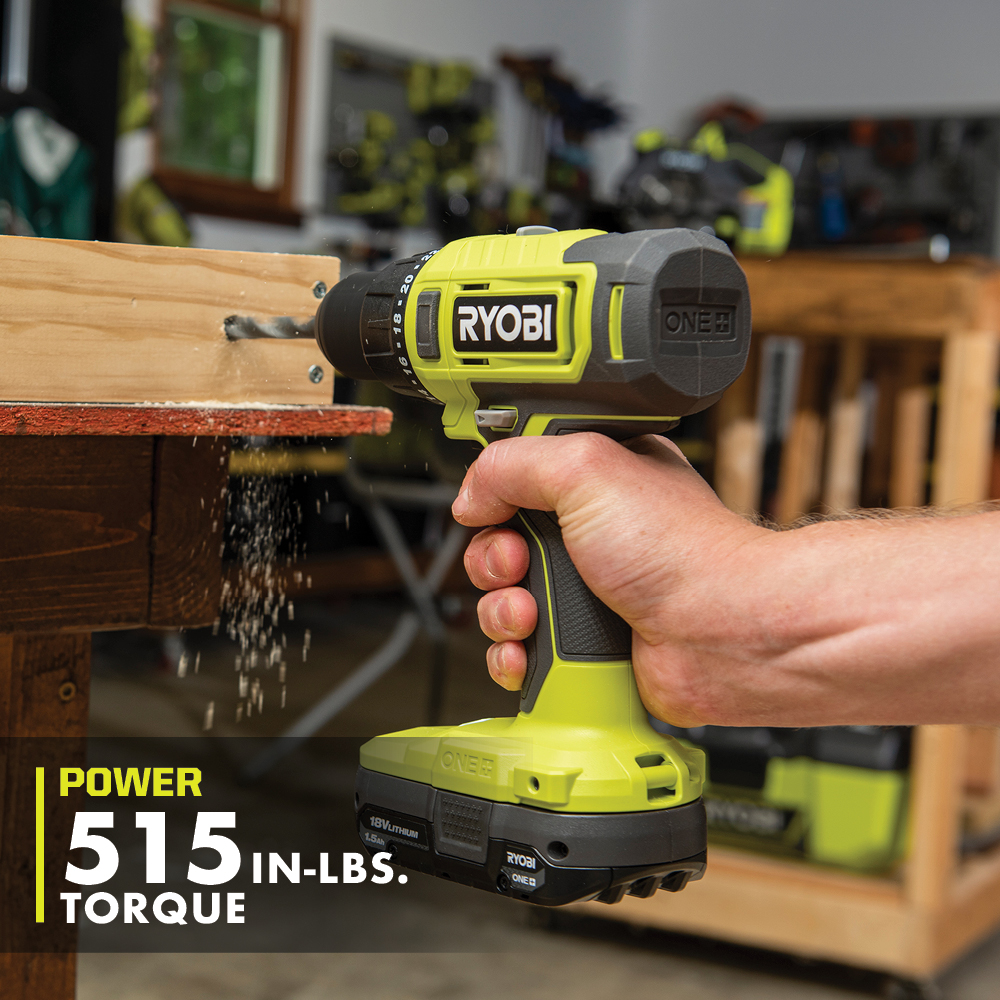 ONE+ 18V Cordless 6-Tool Combo Kit with 1.5 Ah Battery, 4.0 Ah Battery, and  Charger