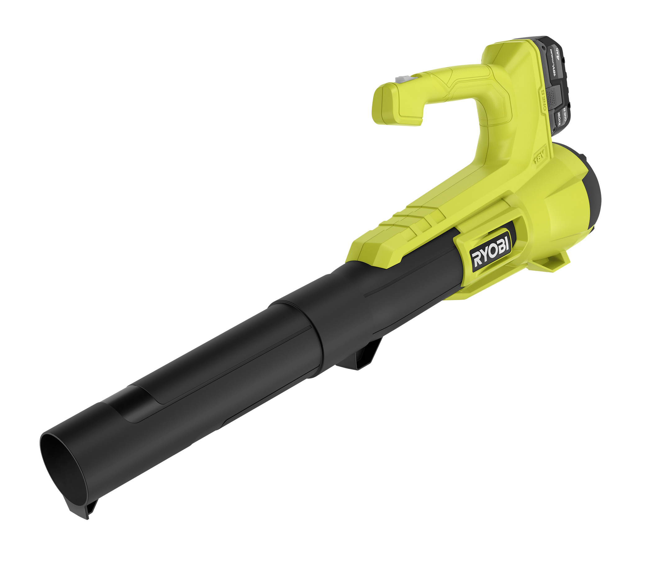Ryobi 18-Volt ONE+ Cordless Compact Workshop Blower Kit With Battery & Charger, (Non-Retail Packaging