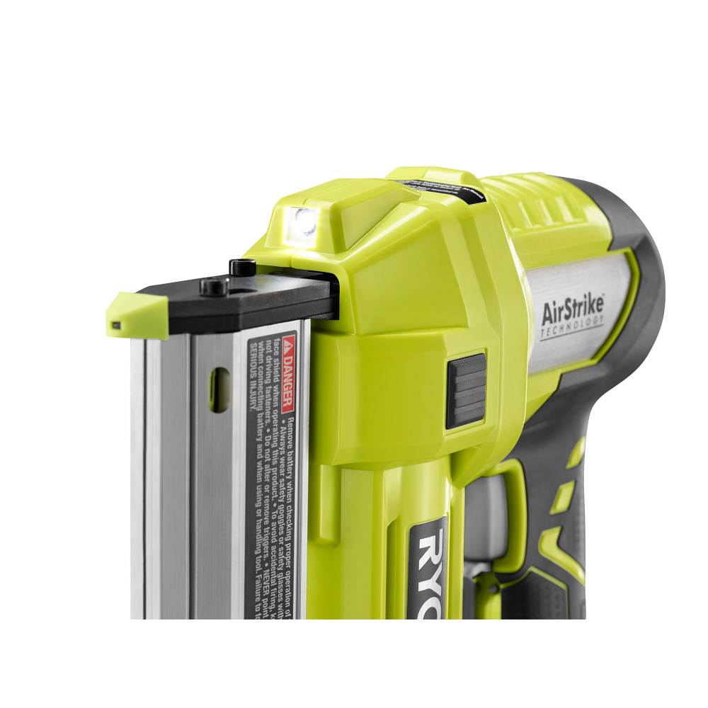 Nail Gun Battery Powered Ryobi P330 18V ONE+ Cordless Angled 15 Ga