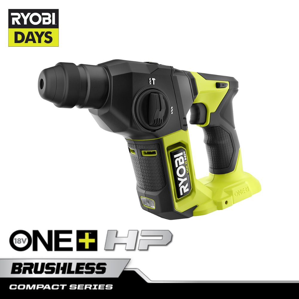 18V ONE+ HP COMPACT BRUSHLESS 5/8" SDS-PLUS... - RYOBI Tools