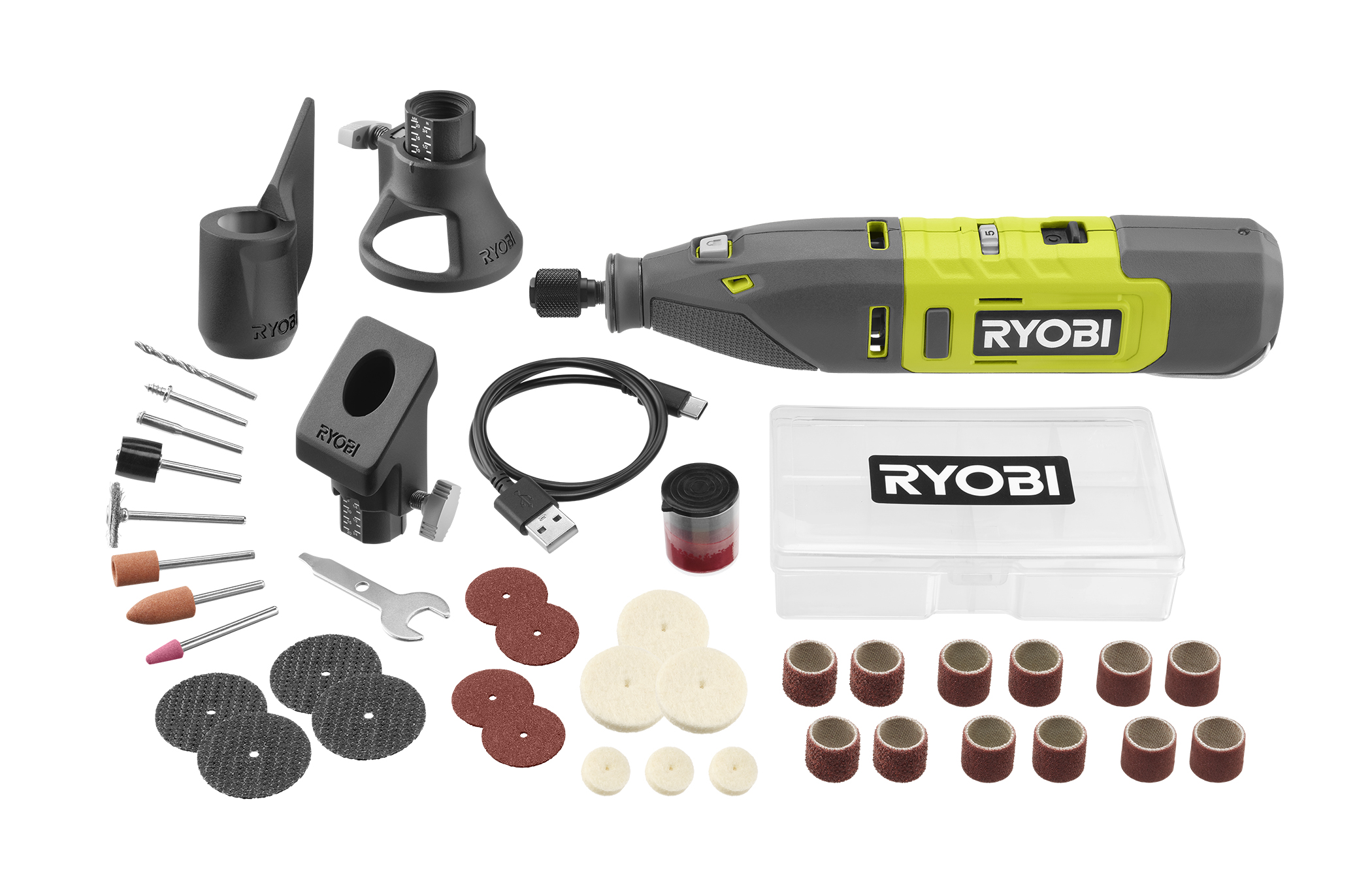 18-Volt One+ Cordless Rotary Tool with Accessories, Size: 36 in