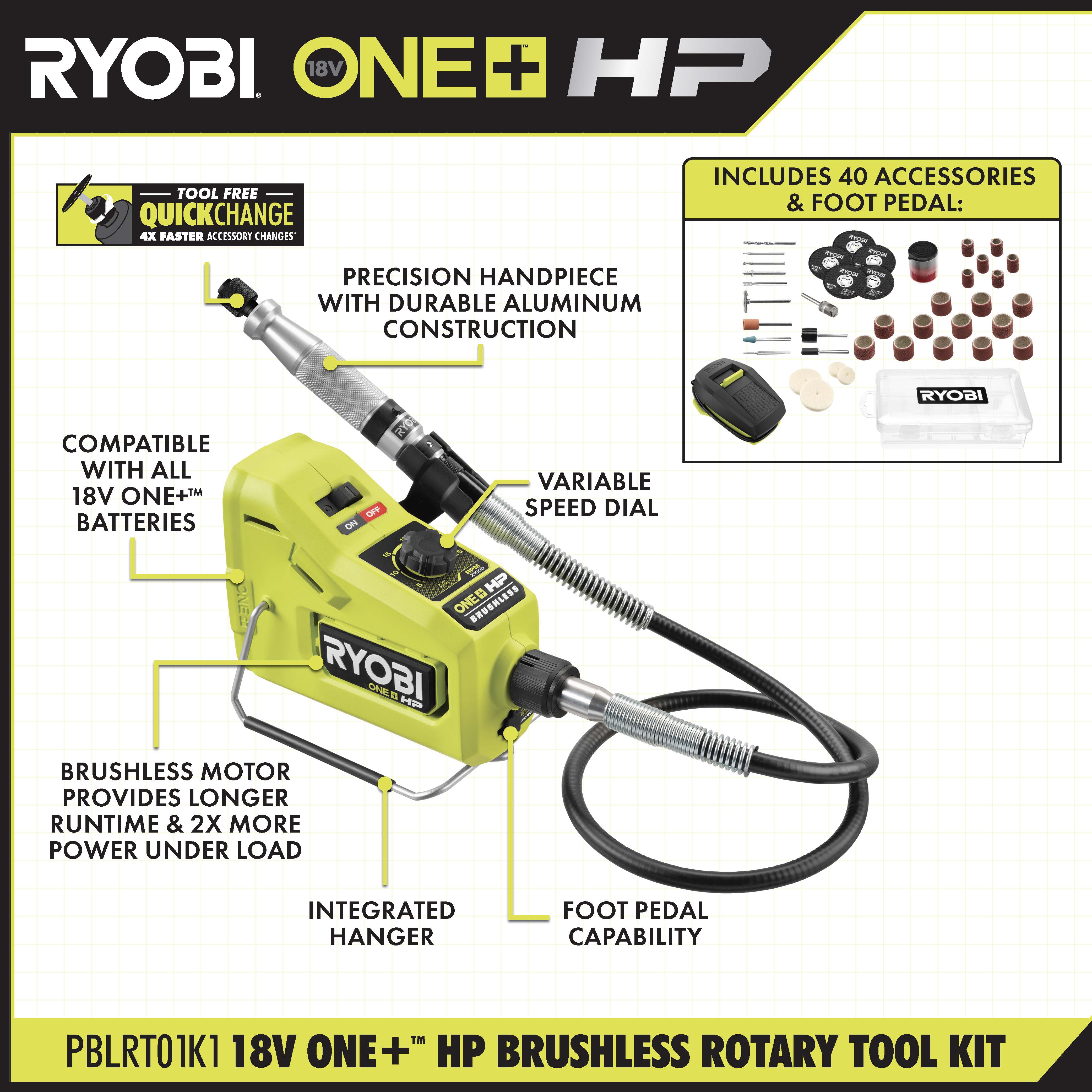 Ryobi 18V Cordless Rotary Tool Station - tools - by owner - sale