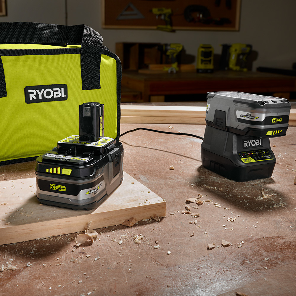 18V ONE+™ 3.0AH BATTERY & COMPACT FAST CHARGER - RYOBI Tools