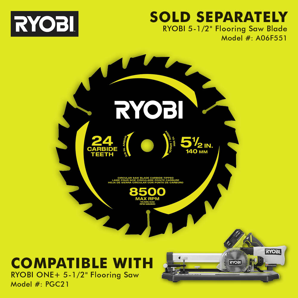 Ryobi 18V ONE+ Cordless Flooring Saw PGC21 - Pro Tool Reviews