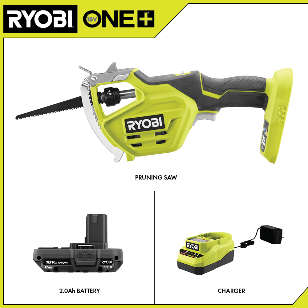 Ryobi PCL515B 18V One+ Cordless Reciprocating Saw (Tool Only)