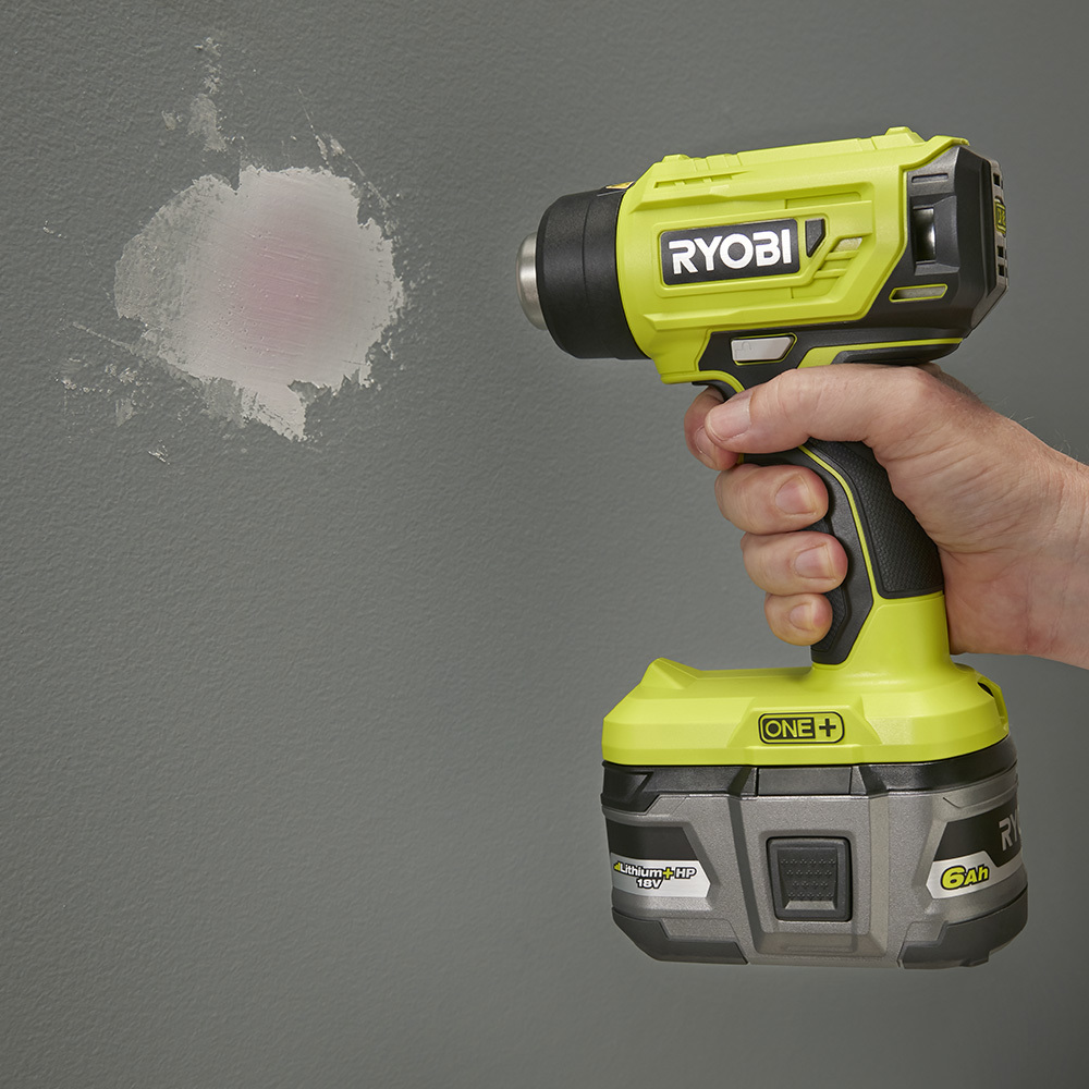 RYOBI ONE+ 18V Cordless Heat Gun and 2.0 Ah Compact Battery and Charger  Starter Kit P3150-PSK005 - The Home Depot