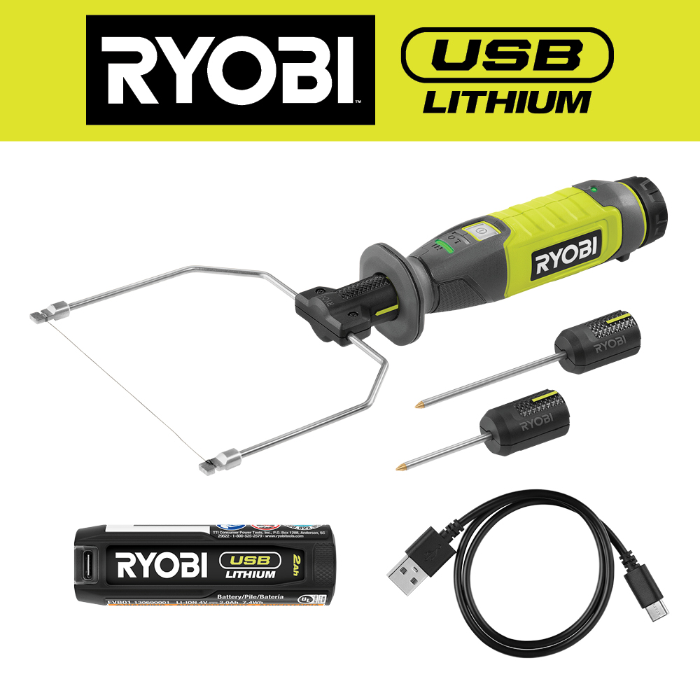 USB LITHIUM FOAM CUTTER KIT - RYOBI Tools