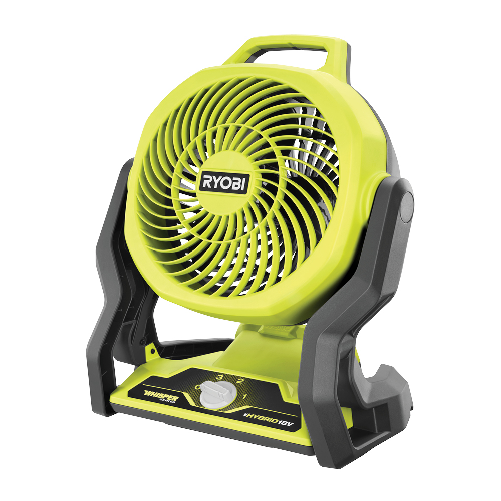 VENTILADOR híbrido ONE+, SERIE WHISPER, 7.5", 18 V