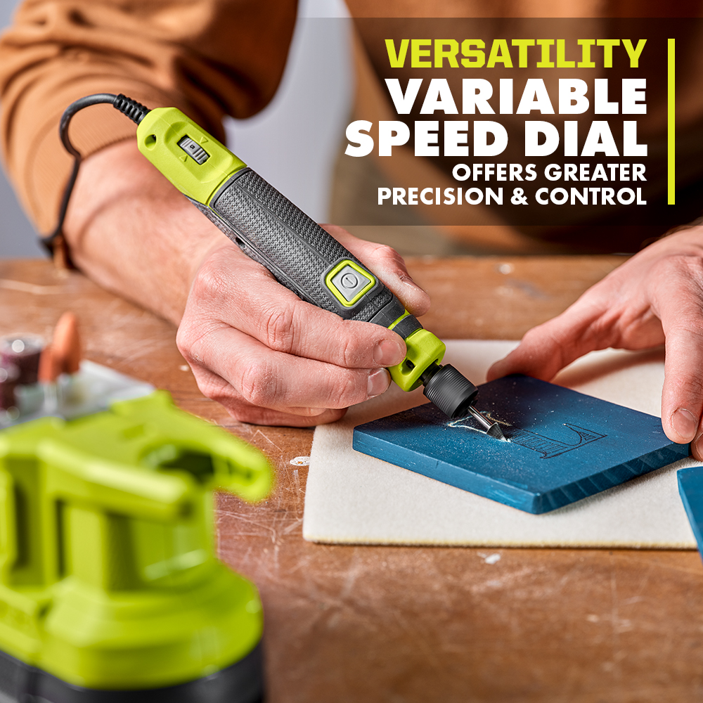 Great Choice Products Cordless Rotary Mini Tool Kit Lithium-Ion Battery Powered 3 Speed 40 Accessories