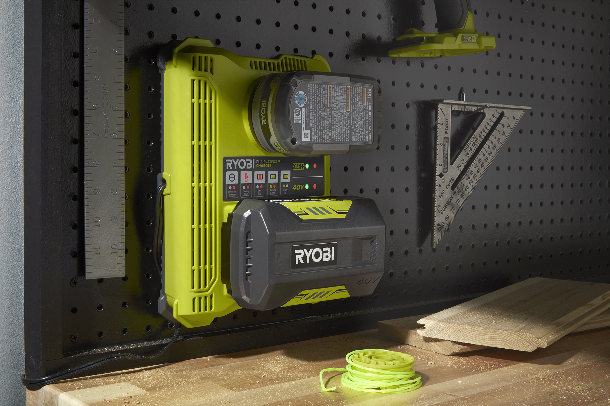 18V ONE 40V Dual Platform Charger RYOBI Tools