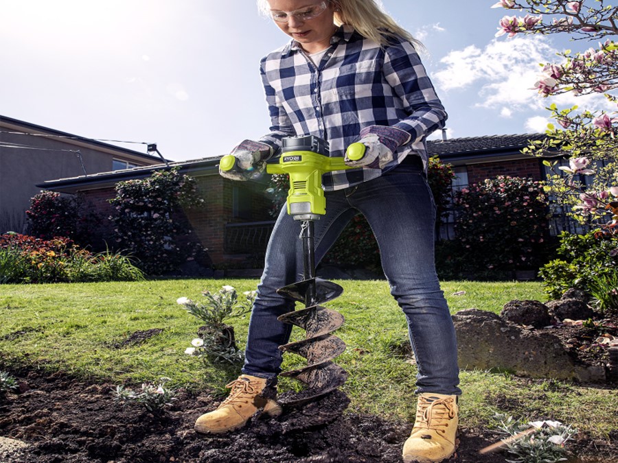 Ryobi 18v planting discount and digging tool